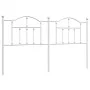 Kopfteil aus weißem Metall, 160 cm von vidaXL, Kopf- und Fußteile - Ref: Foro24-353523, Preis: 49,60 €, Rabatt: %