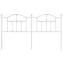 White metal headboard 160 cm by vidaXL, Headboards and footboards - Ref: Foro24-353523, Price: 49,55 €, Discount: %
