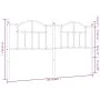 Kopfteil aus weißem Metall, 160 cm von vidaXL, Kopf- und Fußteile - Ref: Foro24-353523, Preis: 49,60 €, Rabatt: %