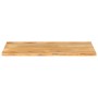 Tablero de mesa borde natural madera maciza mango 140x60x3,8 cm