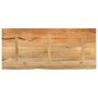 Tablero de mesa borde natural madera maciza mango 140x60x3,8 cm