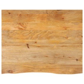 Tablero de mesa borde natural madera maciza mango 90x80x3,8 cm en Tableros para mesas | Comprar online en Foro24