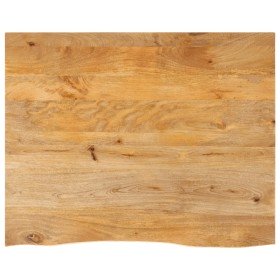Tablero de mesa borde natural madera maciza mango 100x80x3,8 cm en Tableros para mesas | Comprar online en Foro24
