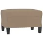 Armchair with footstool in synthetic leather, cappuccino color, 60 cm. by vidaXL, Sofas - Ref: Foro24-3201013, Price: 224,26 ...