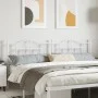 Cabecero de metal blanco 200 cm de vidaXL, Cabeceros y pies de cama - Ref: Foro24-353526, Precio: 51,26 €, Descuento: %