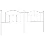 Cabecero de metal blanco 200 cm de vidaXL, Cabeceros y pies de cama - Ref: Foro24-353526, Precio: 51,26 €, Descuento: %