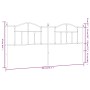 Kopfteil aus weißem Metall, 200 cm von vidaXL, Kopf- und Fußteile - Ref: Foro24-353526, Preis: 52,14 €, Rabatt: %