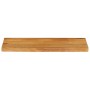 Tablero de mesa borde natural madera maciza mango 90x20x2,5 cm