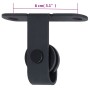 Kit mini puerta corredera armario acero carbono 200 cm de vidaXL, Marcos de puertas - Ref: Foro24-148018, Precio: 26,10 €, De...