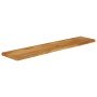 Tablero de mesa borde natural madera maciza mango 140x30x2,5 cm en Tableros para mesas | Comprar online en Foro24