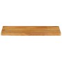 Tablero de mesa borde natural madera maciza mango 90x40x2,5 cm