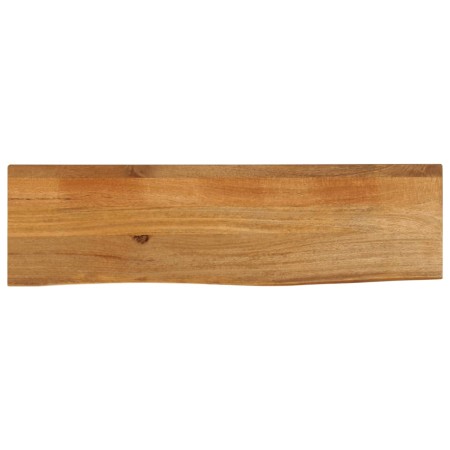 Tablero de mesa borde natural madera maciza mango 120x40x2,5 cm en Tableros para mesas | Comprar online en Foro24
