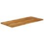 Tablero de mesa borde natural madera maciza mango 140x60x2,5 cm