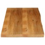 Tablero de mesa borde natural madera maciza mango 140x60x2,5 cm