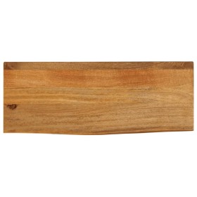 Tablero de mesa borde natural madera maciza mango 70x30x3,8 cm