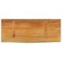 Tablero de mesa borde natural madera maciza mango 70x30x3,8 cm