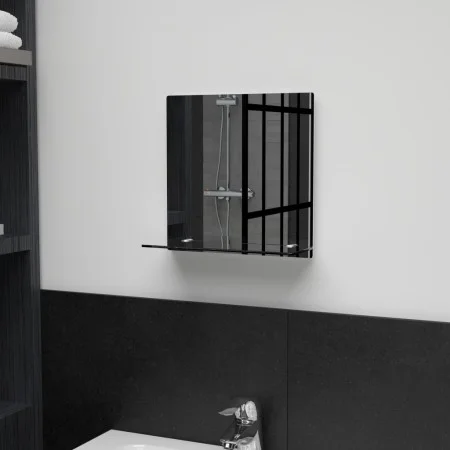 Wall mirror with tempered glass shelf 30x30 cm by vidaXL, Mirrors - Ref: Foro24-249434, Price: 18,72 €, Discount: %