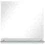 Wall mirror with tempered glass shelf 30x30 cm by vidaXL, Mirrors - Ref: Foro24-249434, Price: 18,72 €, Discount: %