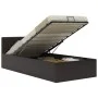 Cama canapé hidráulica cuero sintético gris 90x200 cm de vidaXL, Camas y somieres - Ref: Foro24-285522, Precio: 261,92 €, Des...