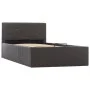 Cama canapé hidráulica cuero sintético gris 90x200 cm de vidaXL, Camas y somieres - Ref: Foro24-285522, Precio: 261,92 €, Des...