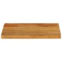 Tablero de mesa borde natural madera maciza mango 50x40x3,8 cm