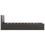 Cama canapé hidráulica cuero sintético gris 90x200 cm de vidaXL, Camas y somieres - Ref: Foro24-285522, Precio: 267,98 €