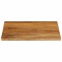 Tablero de mesa borde natural madera maciza mango 60x60x3,8 cm