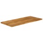 Tablero de mesa borde natural madera maciza mango 140x60x3,8 cm