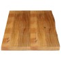 Tablero de mesa borde natural madera maciza mango 140x60x3,8 cm