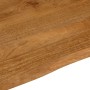 Tablero de mesa borde natural madera maciza mango 110x80x3,8 cm