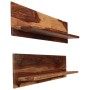 Wandregale 2 Stück aus massivem Palisanderholz 118x26x20 cm von vidaXL, Regale und Regale - Ref: Foro24-247931, Preis: 146,31...