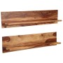 Wandregale 2 Stück aus massivem Palisanderholz 118x26x20 cm von vidaXL, Regale und Regale - Ref: Foro24-247931, Preis: 146,31...