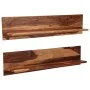 Wandregale 2 Stück aus massivem Palisanderholz 118x26x20 cm von vidaXL, Regale und Regale - Ref: Foro24-247931, Preis: 143,64...