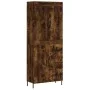 Hohes Sideboard aus geräuchertem Eichensperrholz, 69,5 x 34 x 180 cm von vidaXL, Sideboards - Ref: Foro24-3199822, Preis: 168...
