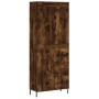 Hohes Sideboard aus geräuchertem Eichensperrholz, 69,5 x 34 x 180 cm von vidaXL, Sideboards - Ref: Foro24-3199822, Preis: 170...