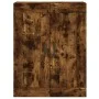 Aparador alto madera contrachapada roble ahumado 69,5x34x180 cm de vidaXL, Aparadores - Ref: Foro24-3199822, Precio: 168,41 €...