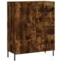 Hohes Sideboard aus geräuchertem Eichensperrholz, 69,5 x 34 x 180 cm von vidaXL, Sideboards - Ref: Foro24-3199822, Preis: 168...