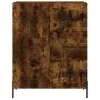 Aparador alto madera contrachapada roble ahumado 69,5x34x180 cm de vidaXL, Aparadores - Ref: Foro24-3199822, Precio: 168,41 €...