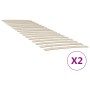 Somieres de láminas con 34 lamas 2 unidades 80x200 cm de vidaXL, Camas y somieres - Ref: Foro24-3203720, Precio: 62,67 €, Des...