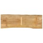 Tablero de mesa borde natural madera maciza mango 120x40x3,8 cm