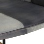 Schaukelstuhl aus echtem Leder und grauem Canvas von vidaXL, Schaukelstühle - Ref: Foro24-339693, Preis: 101,47 €, Rabatt: %