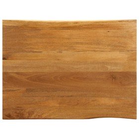 Tablero de mesa borde natural madera maciza mango 110x80x3,8 cm en Tableros para mesas | Comprar online en Foro24