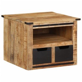Mesa de centro con cajones madera maciza de mango 50x50x40 cm en Mesas de centro | Comprar online en Foro24