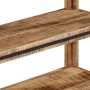 Mesa consola de madera maciza de mango 100x35x75 cm
