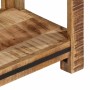 Mesa consola de madera maciza de mango 100x35x75 cm