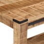 Mesa consola de madera maciza de mango 100x35x75 cm