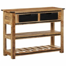 Mesa consola de madera maciza de mango 100x35x75 cm en Mesas auxiliares | Comprar online en Foro24