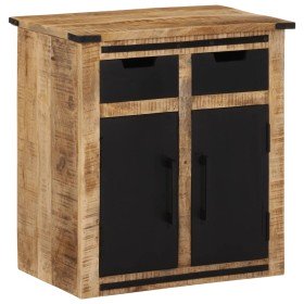 Aparador con 2 cajones madera maciza de mango 55x35x60 cm en Aparadores | Comprar online en Foro24