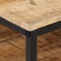 Mesa de centro de madera maciza de mango rugosa 100x50x35 cm