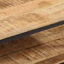 Mesa de centro de madera maciza de mango rugosa 100x50x35 cm